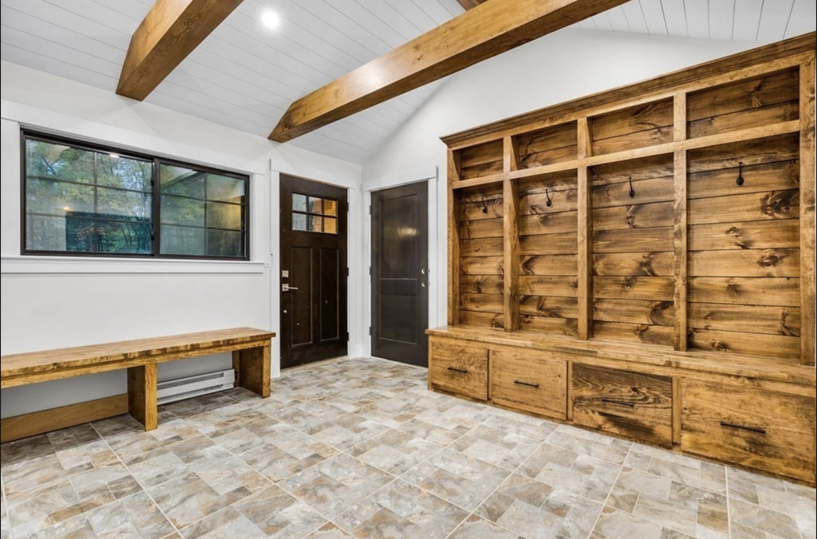 Rustic Mudroom & Built-Ins