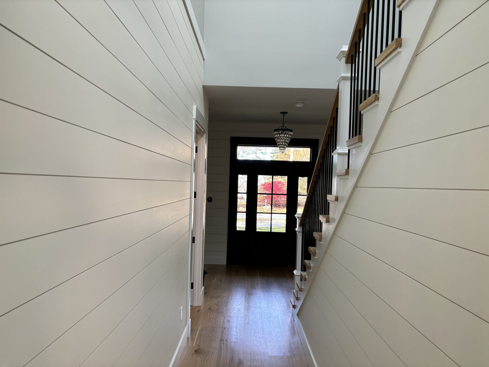 Shiplap Entry Hall & Staircase