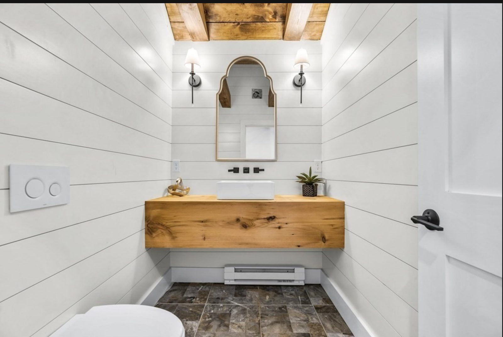 Shiplap Powder Room